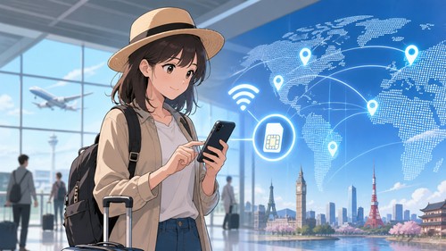 「海外旅行前、SIMカードの差し替えもルーターの受け取りも面倒」——eSIMで身軽になった話