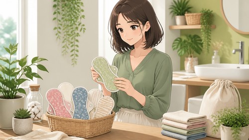 「使い捨てナプキンのゴミ、気になるけど代わりが分からない」——洗って繰り返し使えるパッドに変えた話