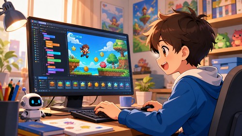 「プログラミング、難しそうで子どもが興味を持ち続けられるか不安」——ゲームで楽しく学べる教材に出会った話