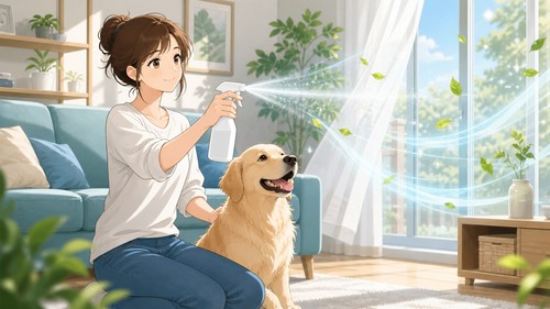 「自分の汗臭も、ペットのニオイも、香水でごまかすのは違う」——無香料の消臭剤に切り替えた話