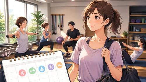 「運動、また続かなかった、を繰り返している」——固定枠制で習慣化できた話