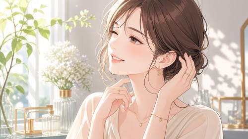 「アクセサリーをつけると肌がかゆくなる」——金属アレルギーに配慮した素材を選んだ話