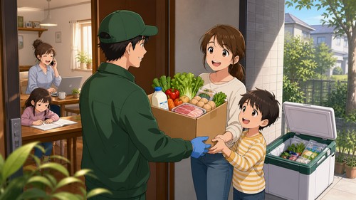 「買い物に行く時間がない、留守中の受け取りも心配」——宅配生協で両方解決した話