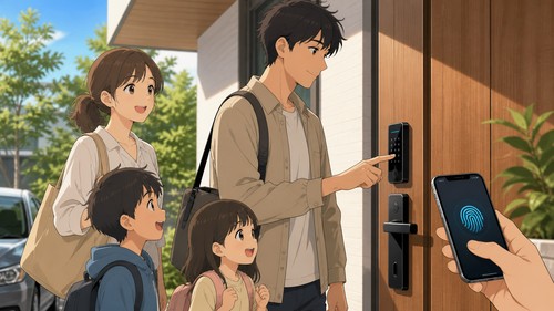 「鍵を忘れたり閉め忘れたり、玄関の管理が不安」——複数の解錠方法があるスマートロックに変えた話