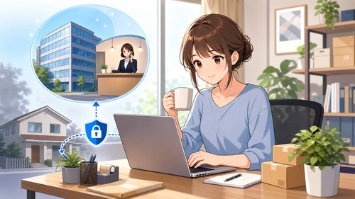 「自宅の住所をネットに公開したくない」——月額880円のバーチャルオフィス1で安心して起業できた話