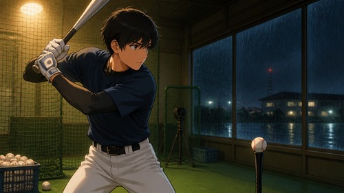 「雨や日没で野球の練習ができない…」——tsuzuki BASEの室内練習場で集中トレーニングを重ねた話