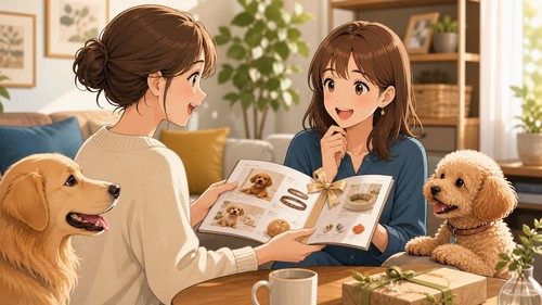 「犬友へのプレゼント、アレルギーやおやつの好みが分からなくて困る…」——ギフトパレットの愛犬専用カタログで最高のギフトを贈れた話