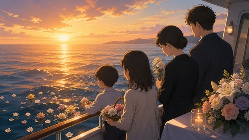 「お墓の維持が難しい…でも最後は海が好きだった故人を温かく見送りたい」——シーセレモニーの家族貸切クルーズ散骨を選んだ話