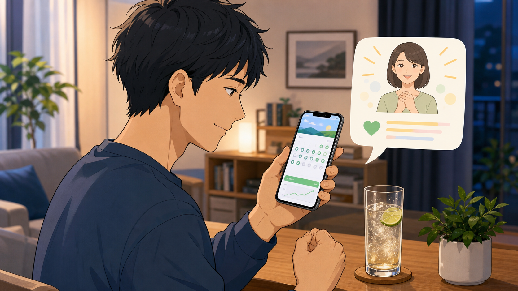 禁酒サポートを利用する場面