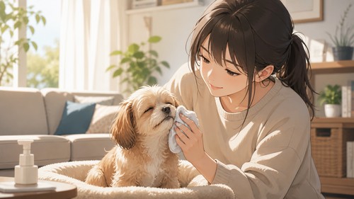 「シャンプーのたびに、うちの子に負担をかけている気がする」——洗わないケアに変えた話