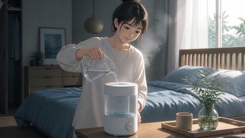 「毎朝、加湿器に水を入れるのが地味に面倒」——給水の手間から解放された話