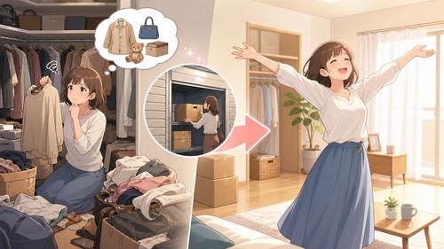 「クローゼットがパンパン、でも捨てられない」——預けるという選択肢に気づいた話