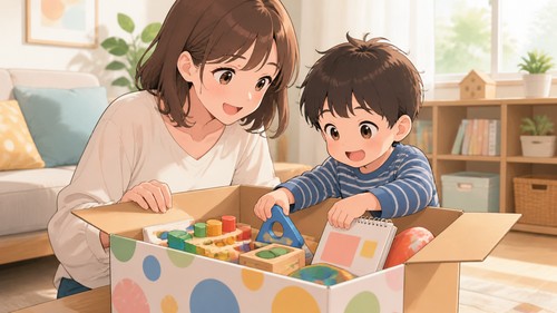 「買ってもすぐ飽きる…部屋もおもちゃで溢れかえる」——Cha Cha Cha(チャチャチャ)の知育玩具サブスクで子育ての悩みとお部屋がスッキリした話