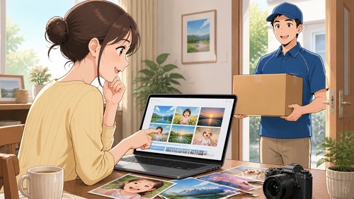 「スマホの写真が溜まる一方…でもお店に行く時間がない」——DPE宅配便のネットプリントならプロ仕上げの銀塩写真が格安でポストに届いた話