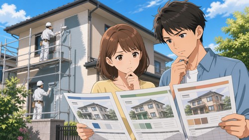 「本当に自分に合っているのか不安…」——外壁塗装の一括無料見積りプロモーションリショップナビ外壁塗装で悩みを解決できた話