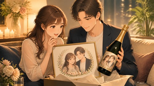 「本当に自分に合っているのか不安…」——ドレシャン専門店マリアテラス★TVヒルナンデス！でも紹介され話題の似顔絵シャンパンの購入で悩みを解決できた話