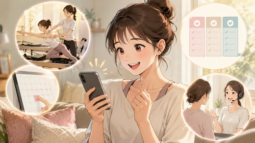 「本当に自分に合っているのか不安…」——マシンピラティスLala　Mellow体験予約完了で悩みを解決できた話