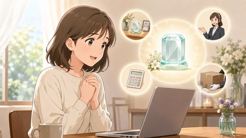 「本当に自分に合っているのか不安…」——ガラス製の手元供養用のお墓小さなお墓KOBOのキャンペーンお申し込み完了で悩みを解決できた話