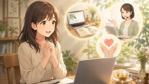 「本当に自分に合っているのか不安…」——メディカルハーブセラピスト資格対応講座で悩みを解決できた話