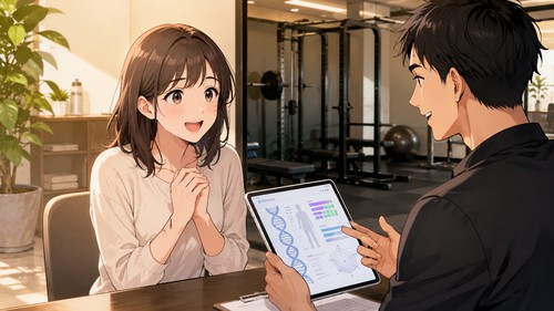 「厳しい糖質制限で痩せたのに、すぐにリバウンド…」——Deat-workoutの遺伝子検査×完全個室トレーニングで一生モノの引き締まったカラダを手に入れた話