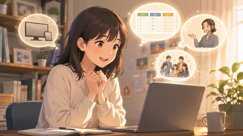 「本当に自分に合っているのか不安…」——ゲーム・CG・映像制作を学べるオンラインスクールの無料相談申込みで悩みを解決できた話