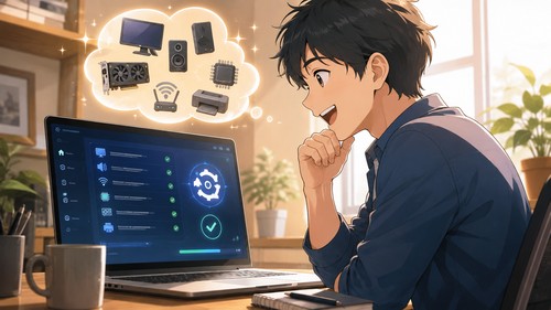 「パソコンの動きが急に重くなった…ブルースクリーンも頻発」——DriverMaxで古いドライバーを一括更新したら新品のように爆速復調した話