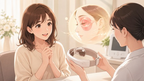 「夕方になると目がかすんでピントが合わない…」——眼筋EMSマシン『CATCH I(キャッチアイ)』で目の奥の重だるさと目元のたるみがスッキリ解消した話