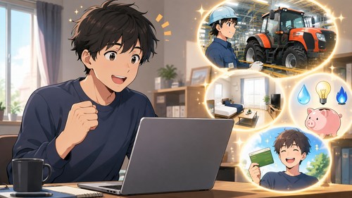 「今の給料では全く貯金がたまらない…」——クボタ筑波工場の期間工で日給14,000円＆個室寮費無料で年収500万・貯金300万を作った話